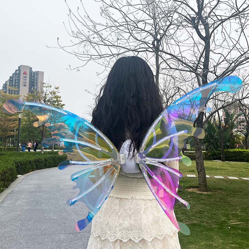 Butterfly wings for outdoor play
